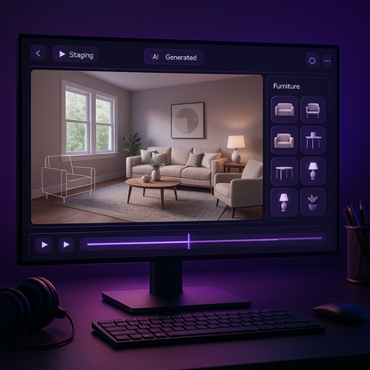 AI Real Estate & Interior Showcase Video